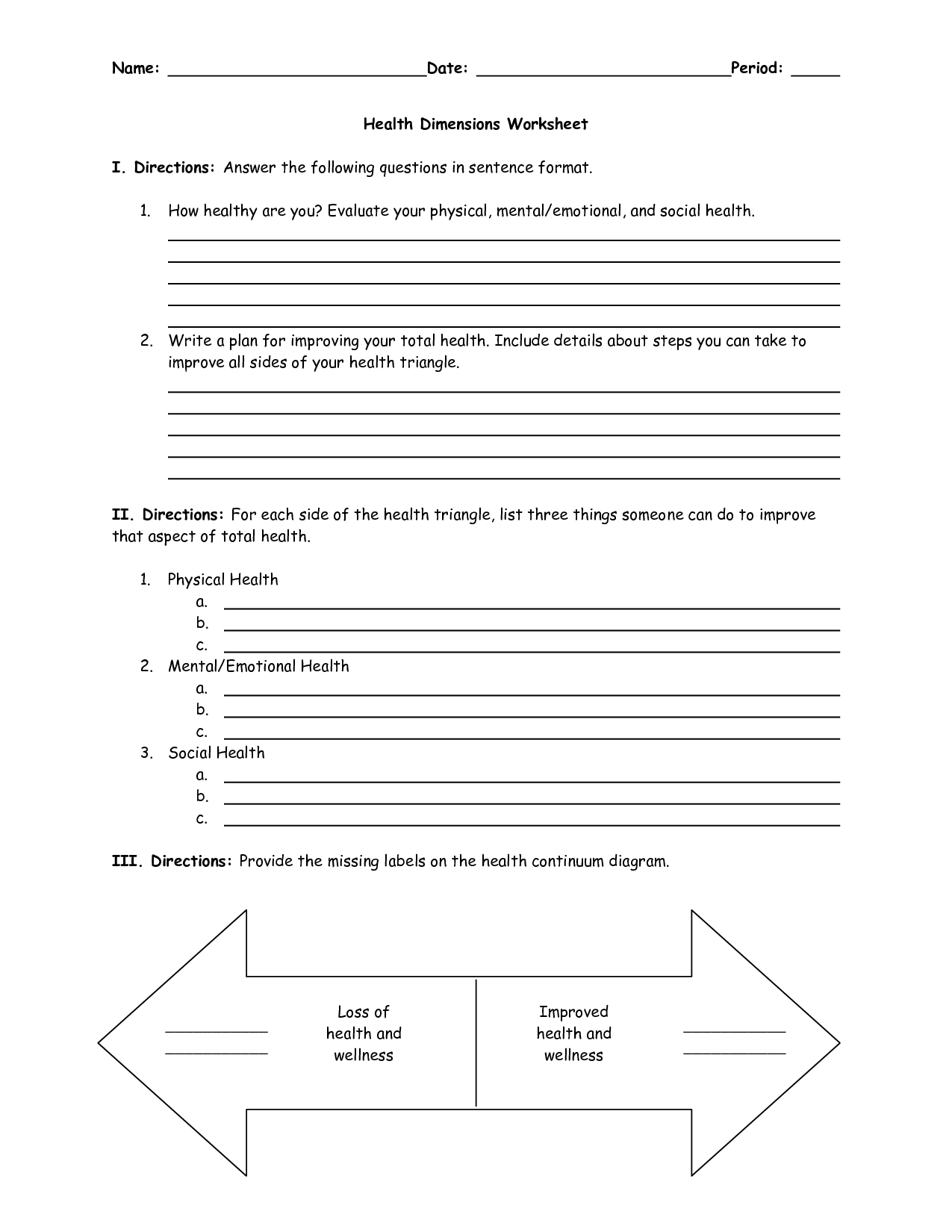 14 8 Dimensions Of Wellness Worksheet Worksheeto SkillsWorksheets