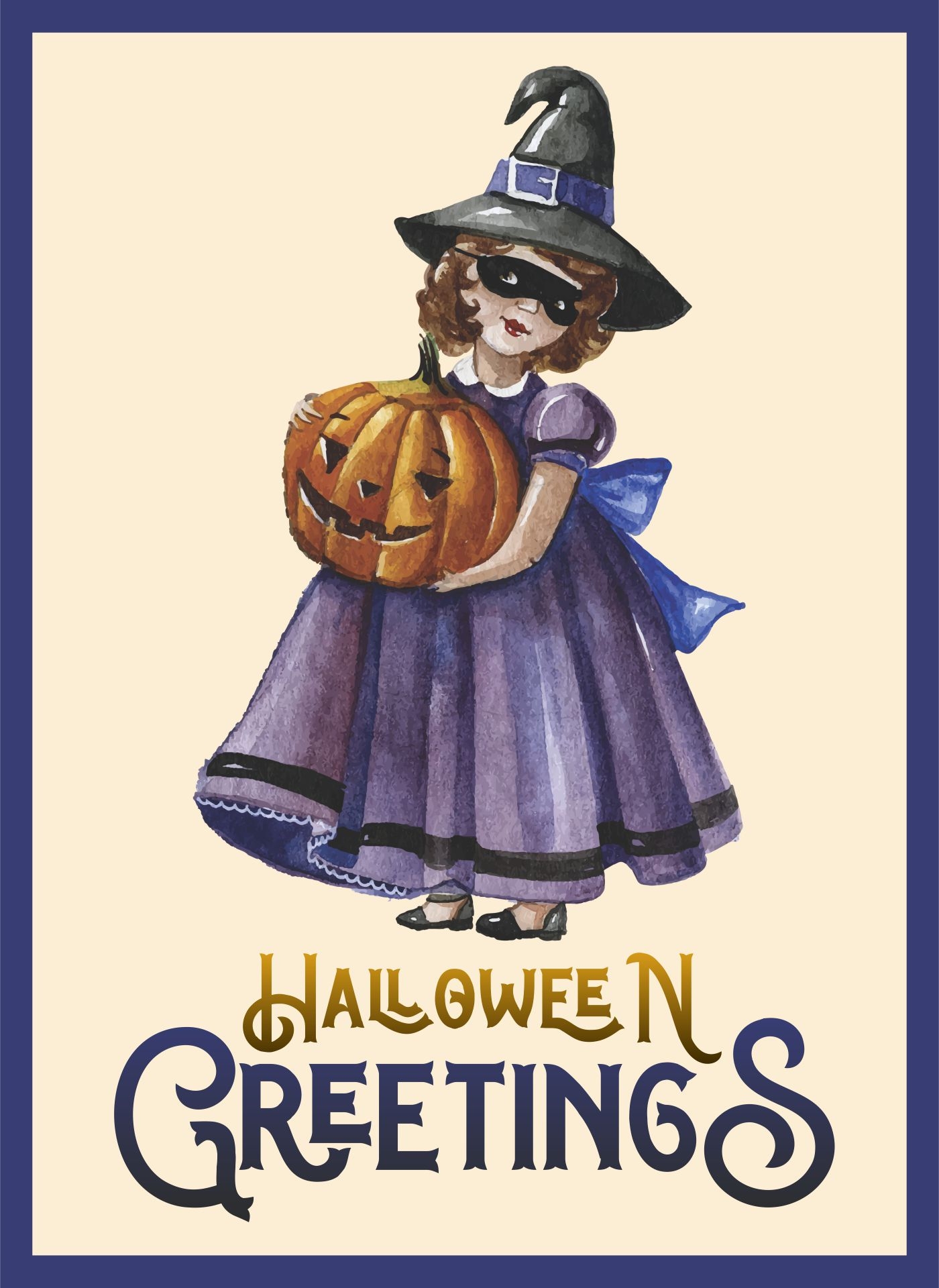15 Best Free Printable Vintage Halloween Cards PDF For Free At Printablee