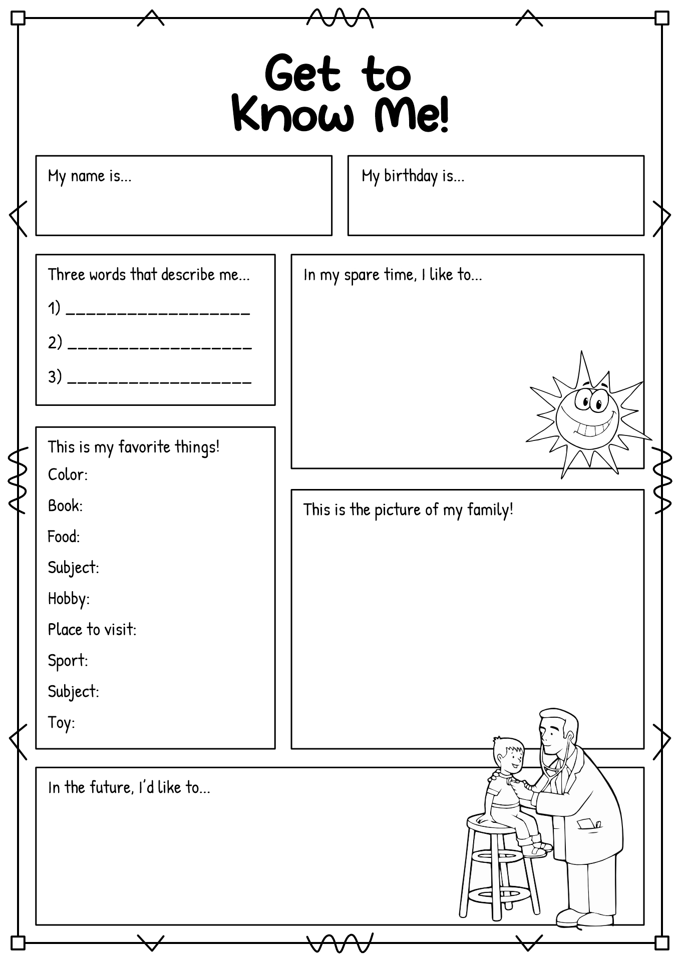 15 Student Getting To Know You Worksheet Free PDF At Worksheeto 