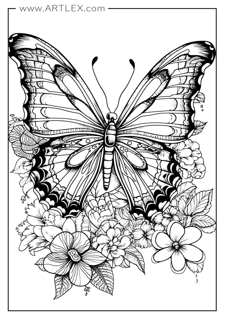 16 Best Butterfly Coloring Pages Free Printable Artlex
