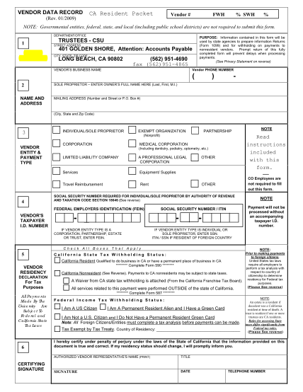 16 California State Withholding Form Page 2 Free To Edit 