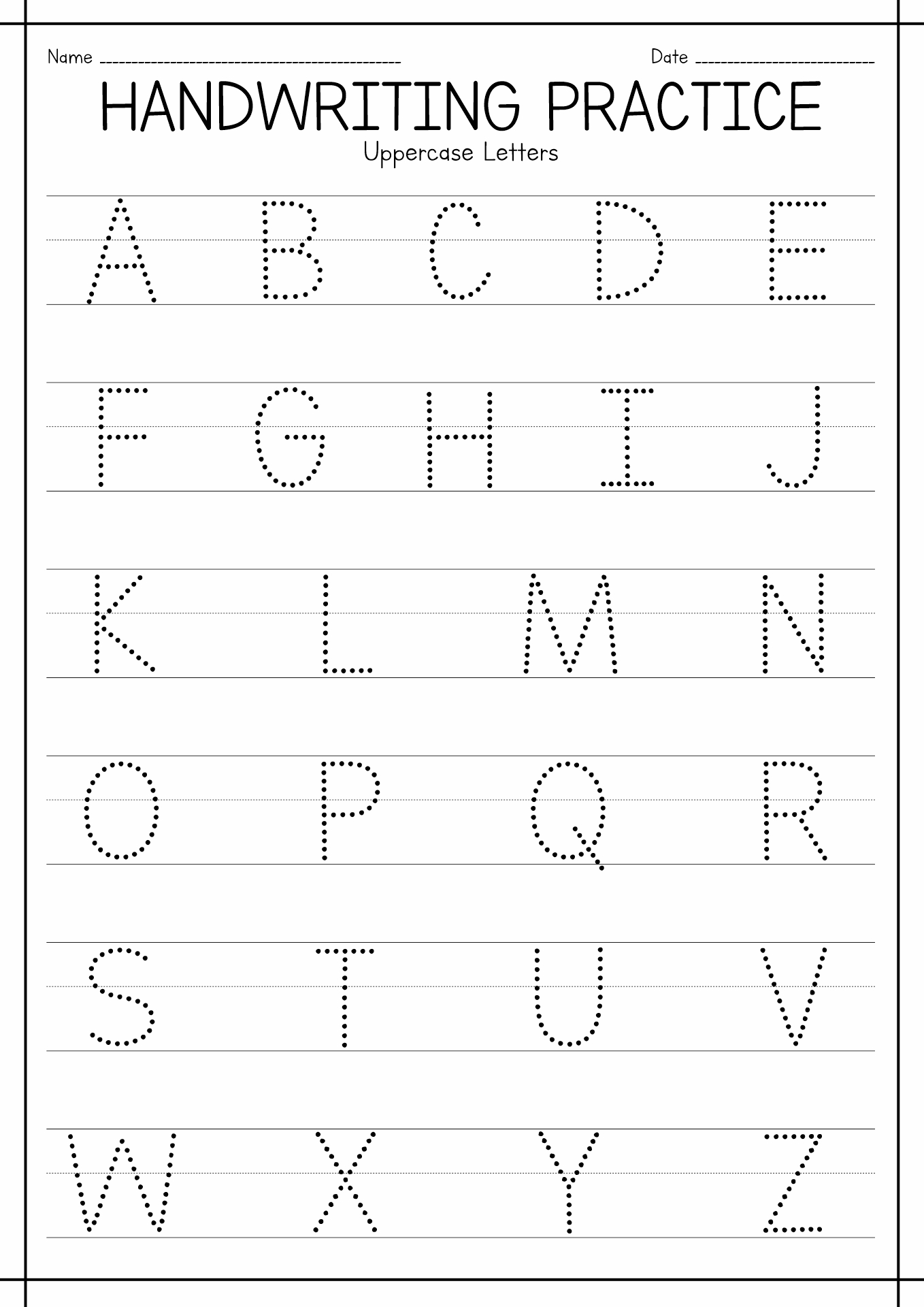 practice writing worksheets free