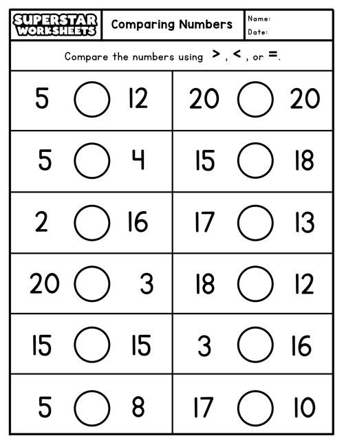 1st Grade Math Worksheets Worksheets Library