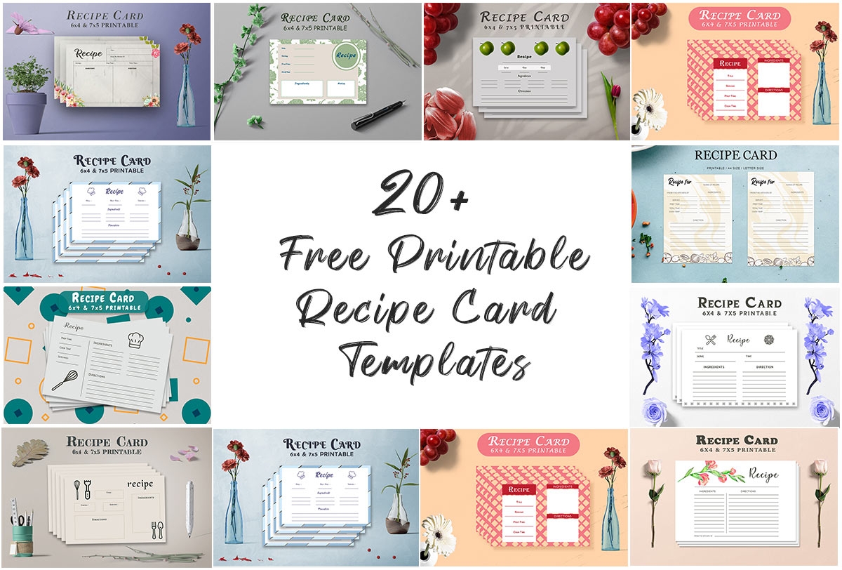 free printable recipe card maker