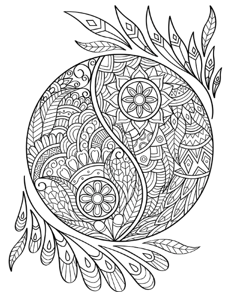 22 Procreate Friendly Coloring Pages For Adults