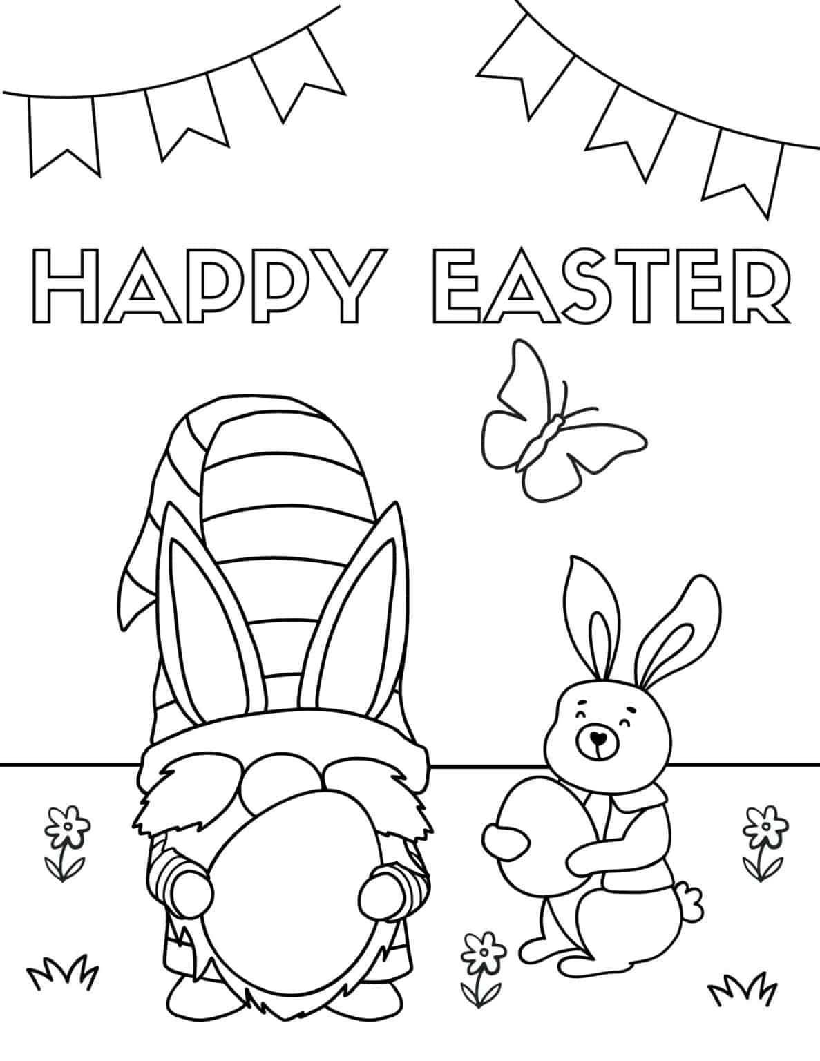 free printable coloring pages easter