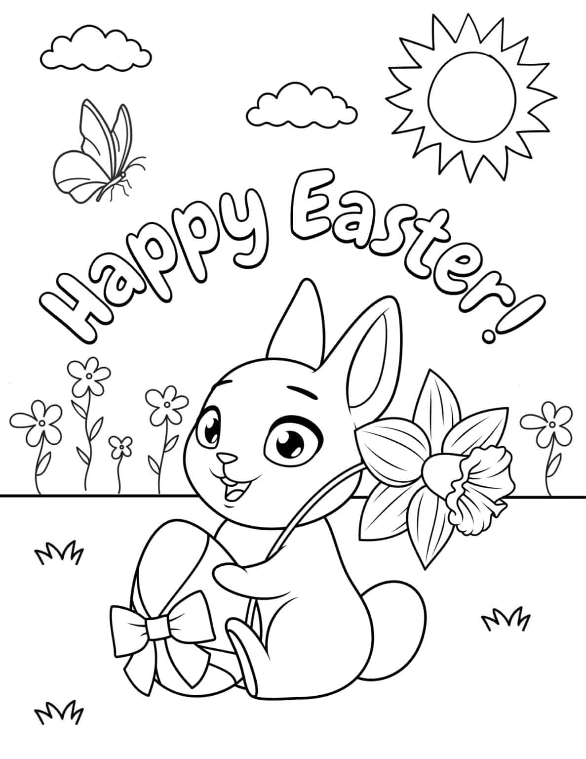Printable Easter Coloring Pages