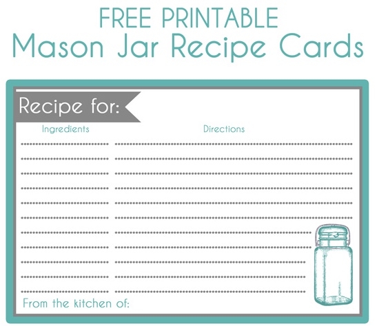 25 Free Printable Recipe Cards Home Cooking Memories Worksheets Library