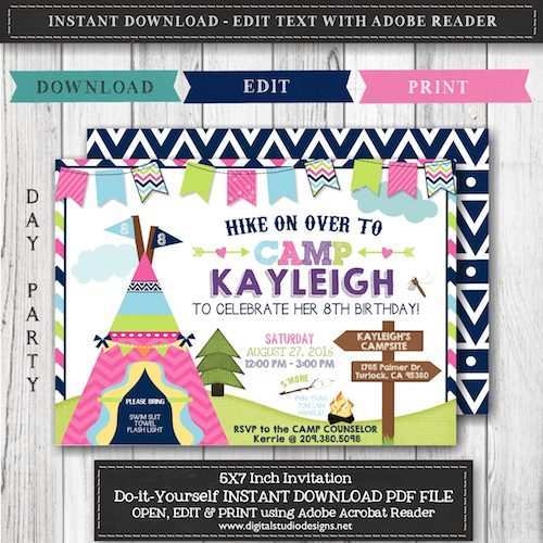30 Creative Adobe Birthday Invitation Template Now With Adobe Birthday 