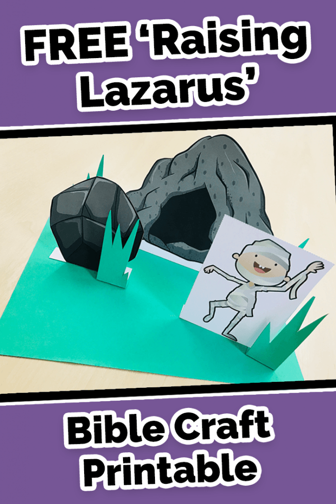  39 Raising Lazarus 39 Craft Printable MinistryArk