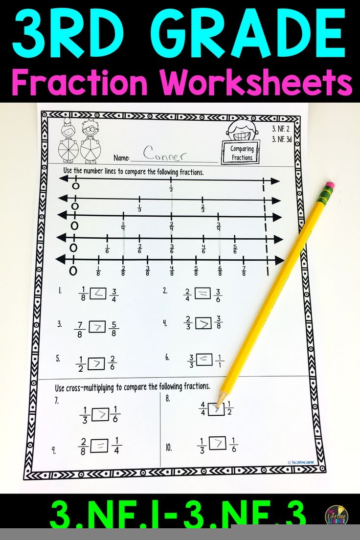 3rd Grade Fraction Worksheets Fraction Worksheets 3rd Grade 