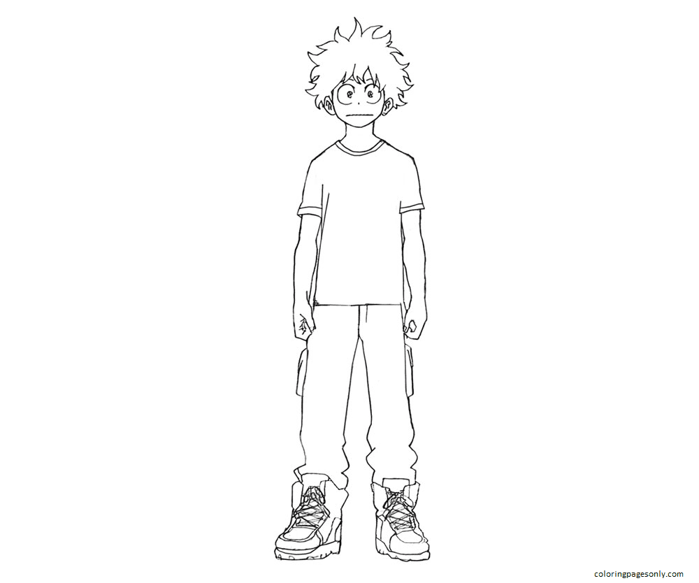 My Hero Academia Coloring Pages