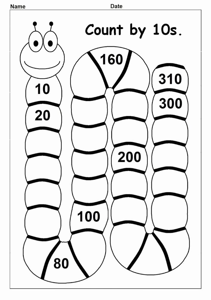 47 Counting By 10s Worksheet Chessmuseum Template Library