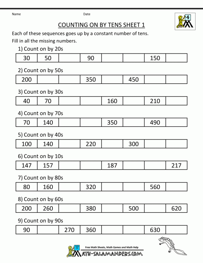 4th Grade Math Worksheets Worksheets Alfa Worksheets