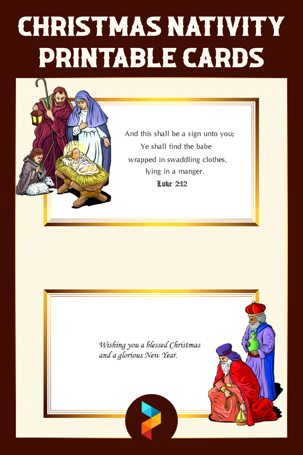 free printable nativity christmas cards