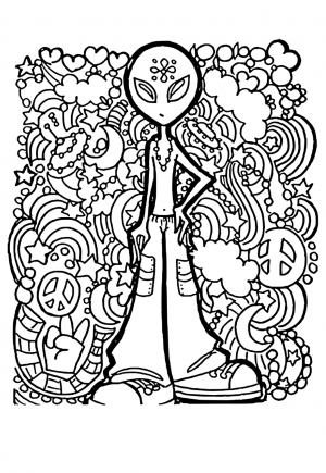 Stoner Coloring Pages