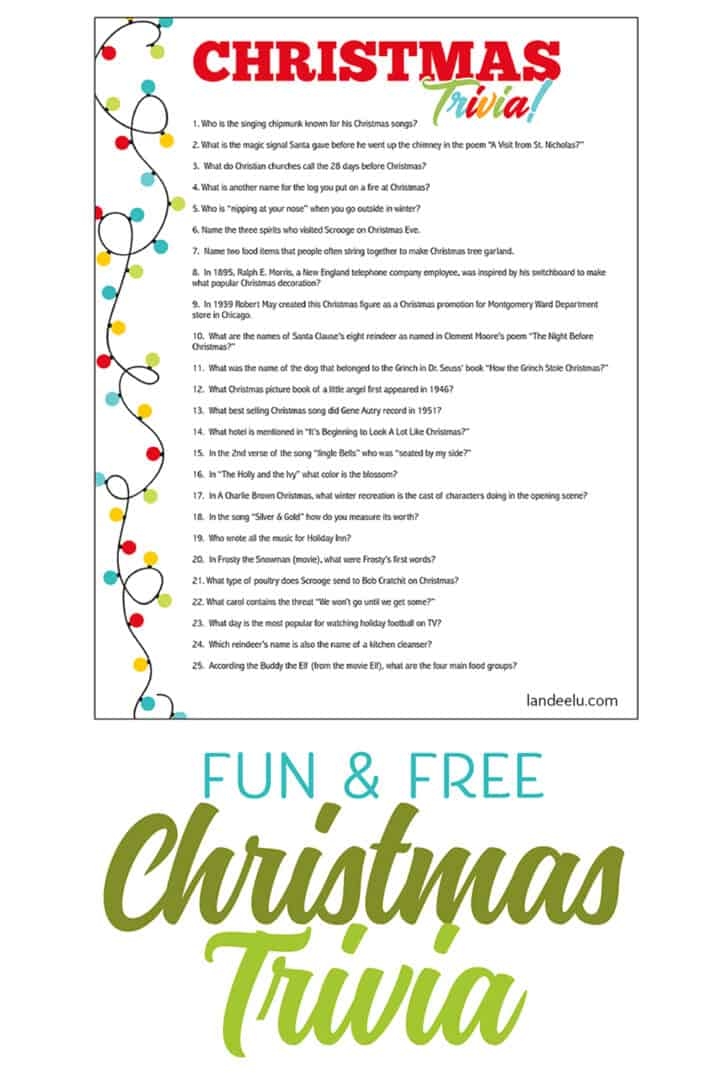 printable holiday games for adults