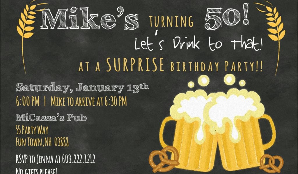 50th Birthday Invite Template Free 50th Birthday Invitation Wording 