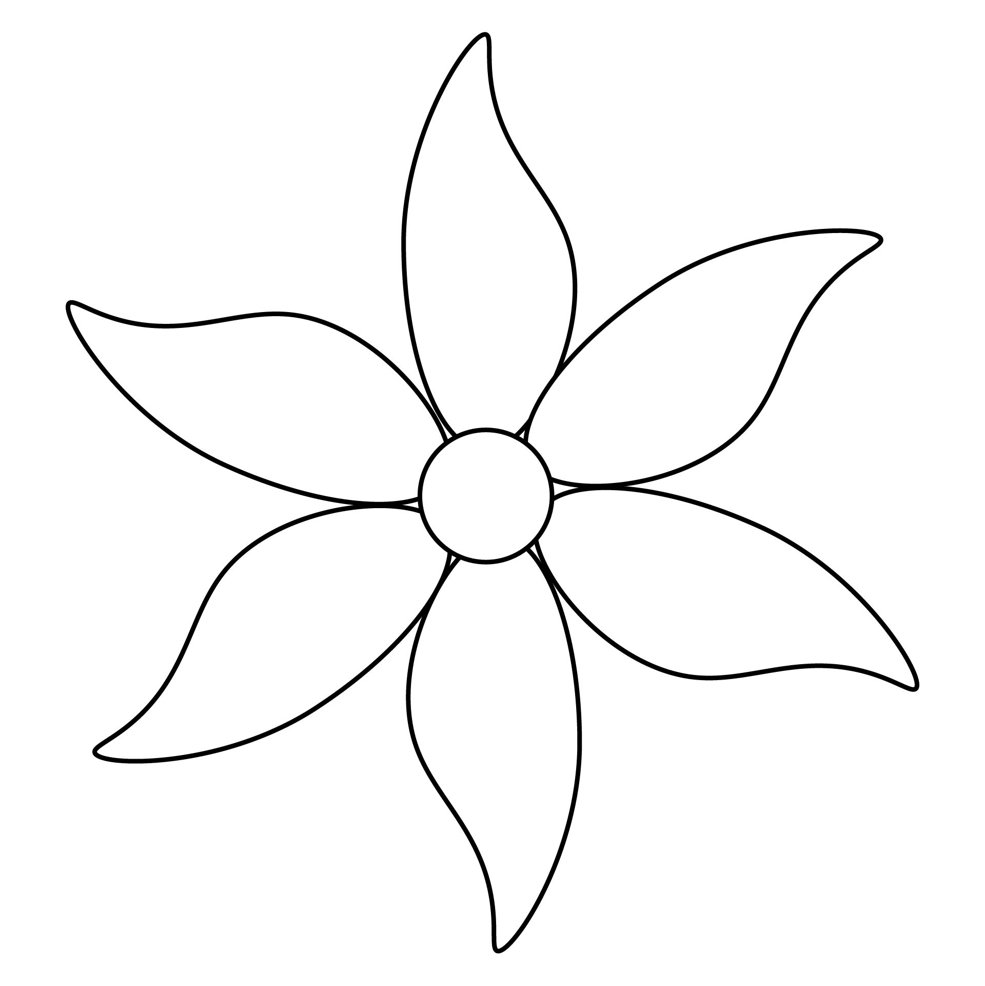 flower template free printable