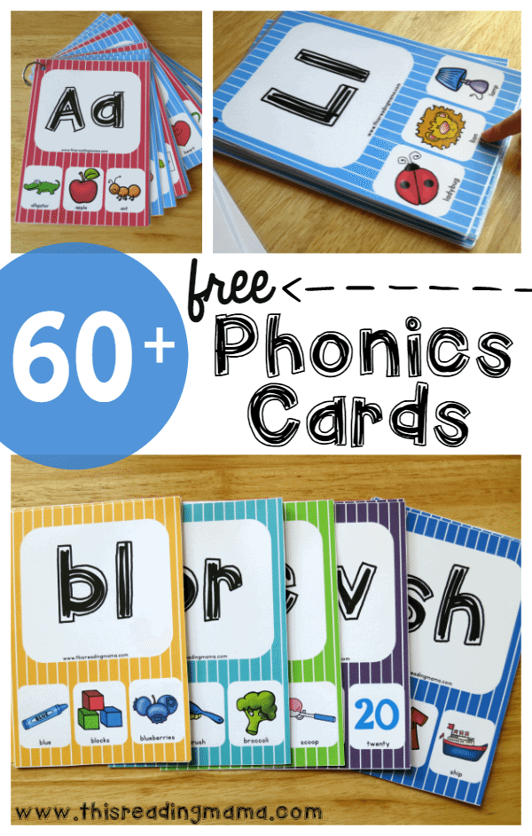 60 FREE Printable Phonics Cards Homeschool Giveaways