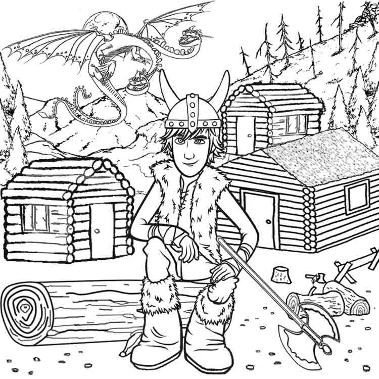 60 How To Train Your Dragon Coloring Pages ColoringPagesOnly