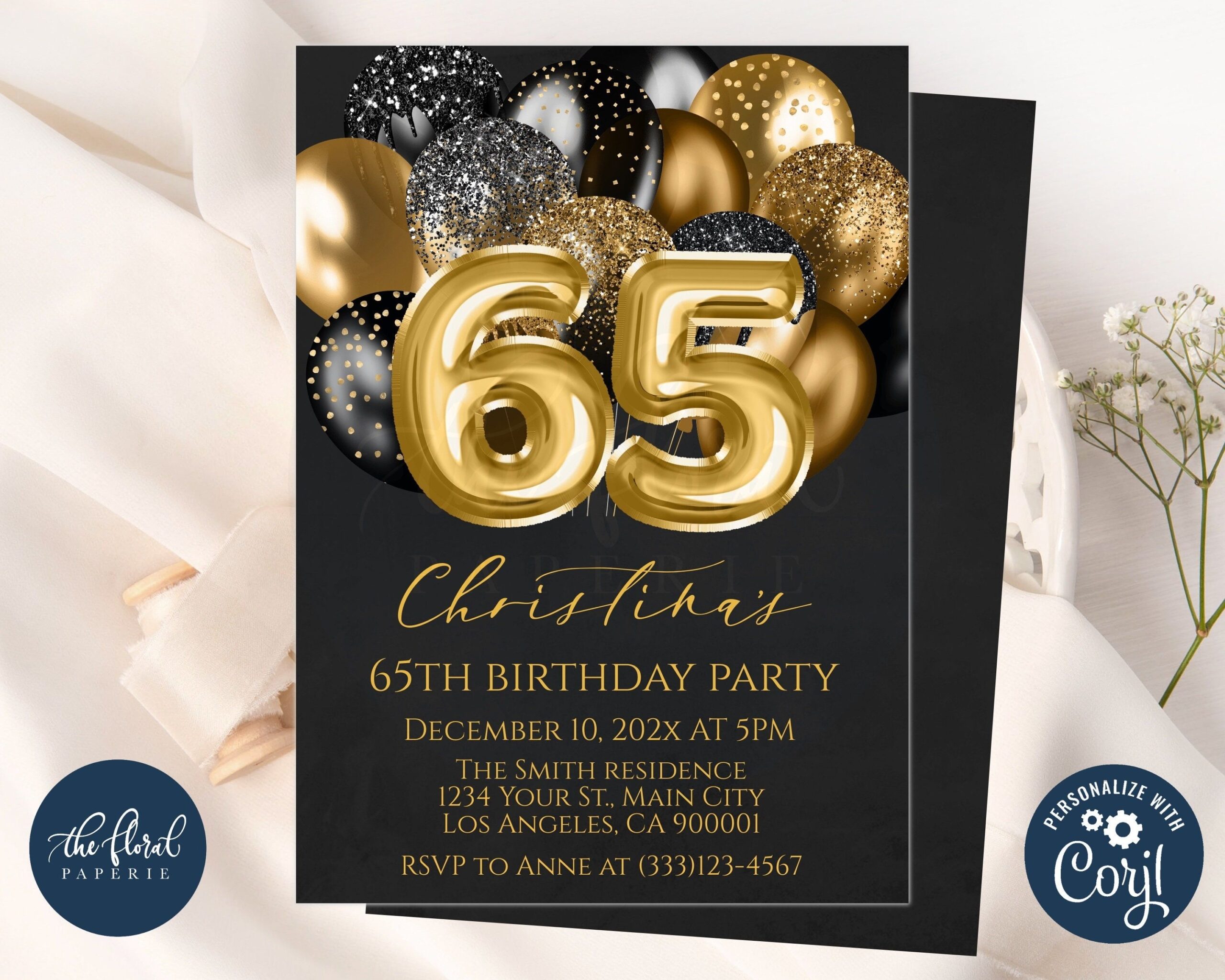birthday party invites template
