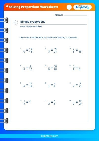 6th Grade Ratios And Rates Worksheets PDF With Answers Grade 6 