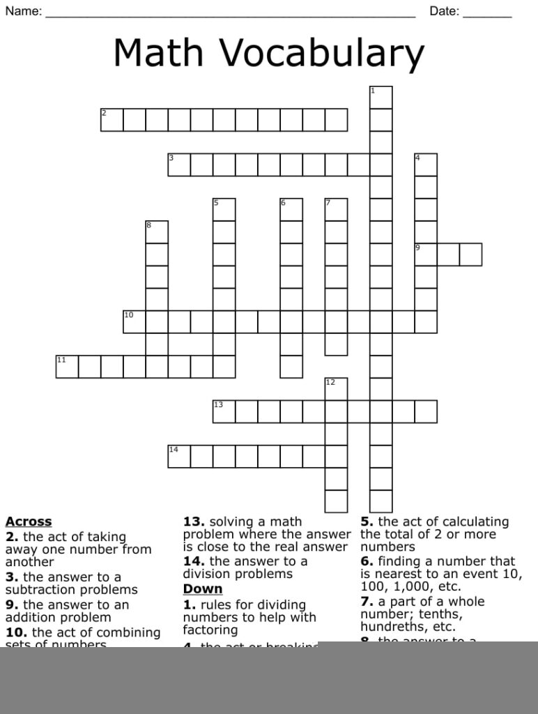 7 Online Printable Crossword Puzzle Printable JD