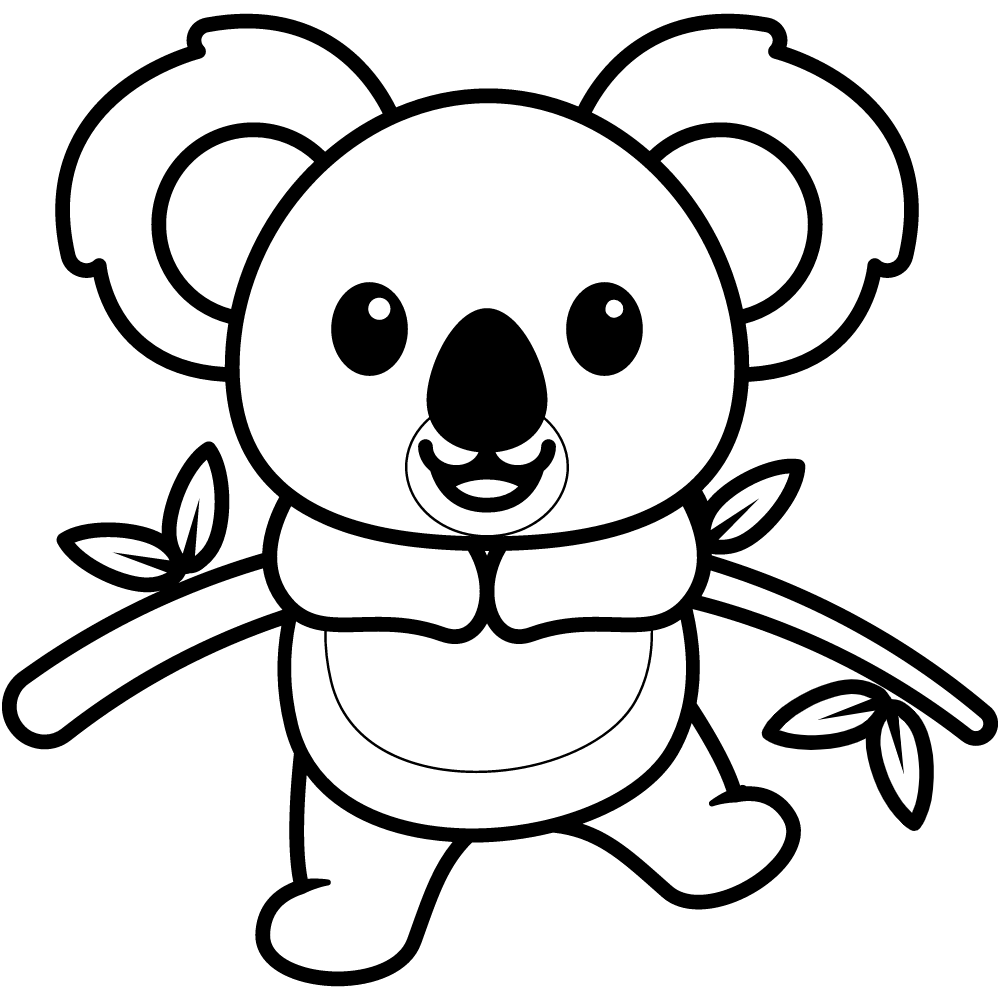 70 Koala Coloring Pages ColoringPagesOnly