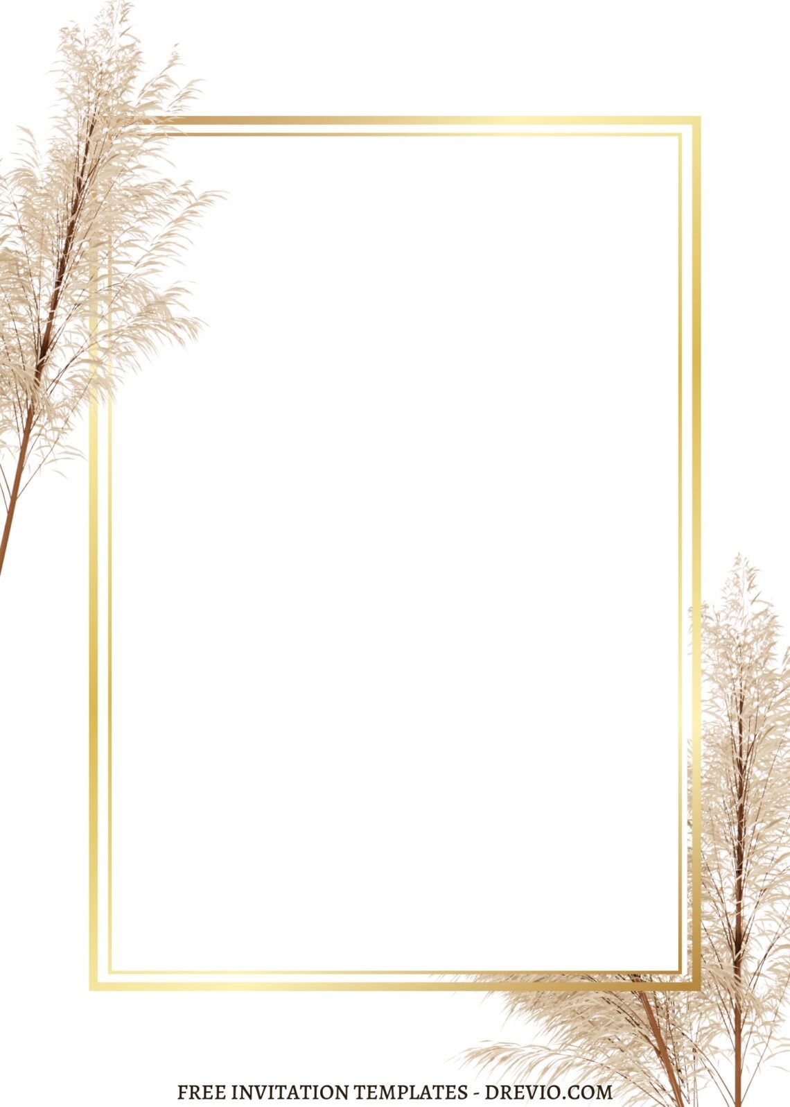 9 Simply Romantic Flower Arch Canva Invitation Templates Download 