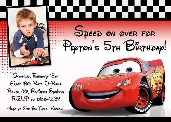 92 Creating Cars Birthday Invitation Template Free PSD File By Cars 