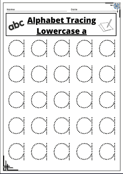ABC Alphabet Letters Tracing Worksheet With Alphabet Letters 