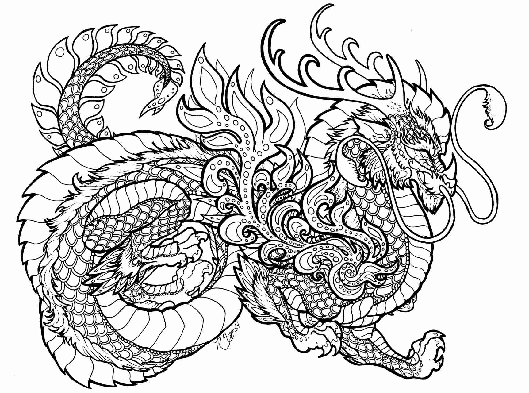 free coloring pages dragons