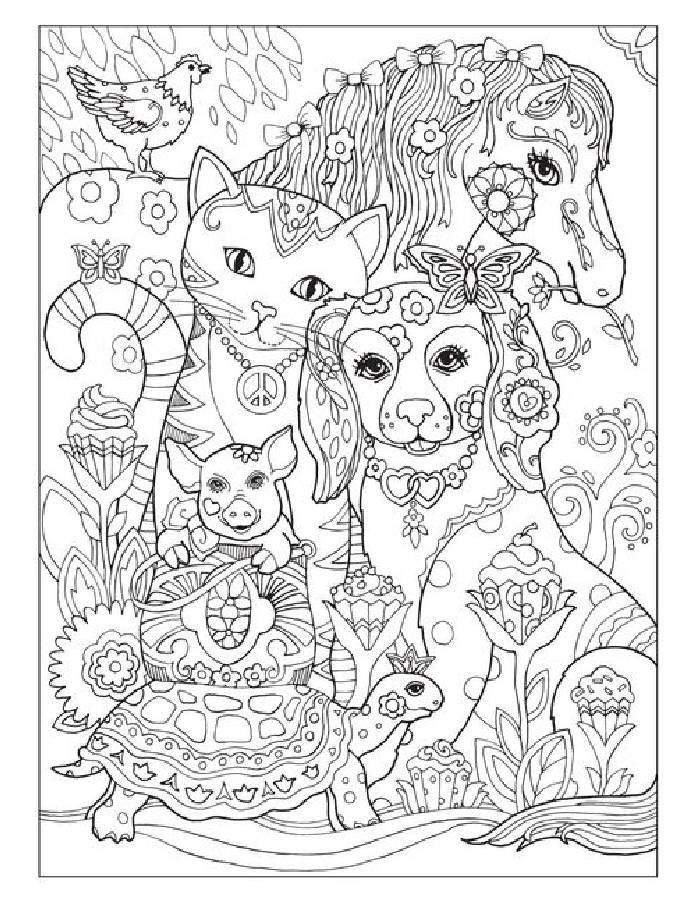 Adult Coloring Pages Free Printable PDF 