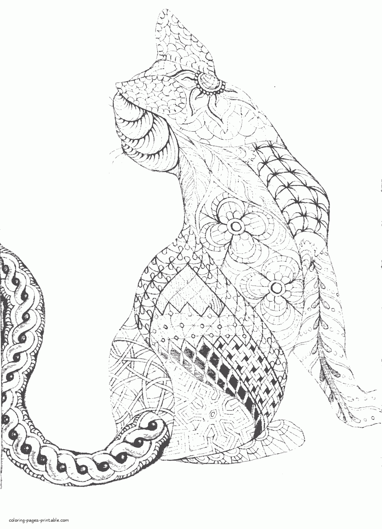 Adult Difficult Coloring Pages Coloring Nation