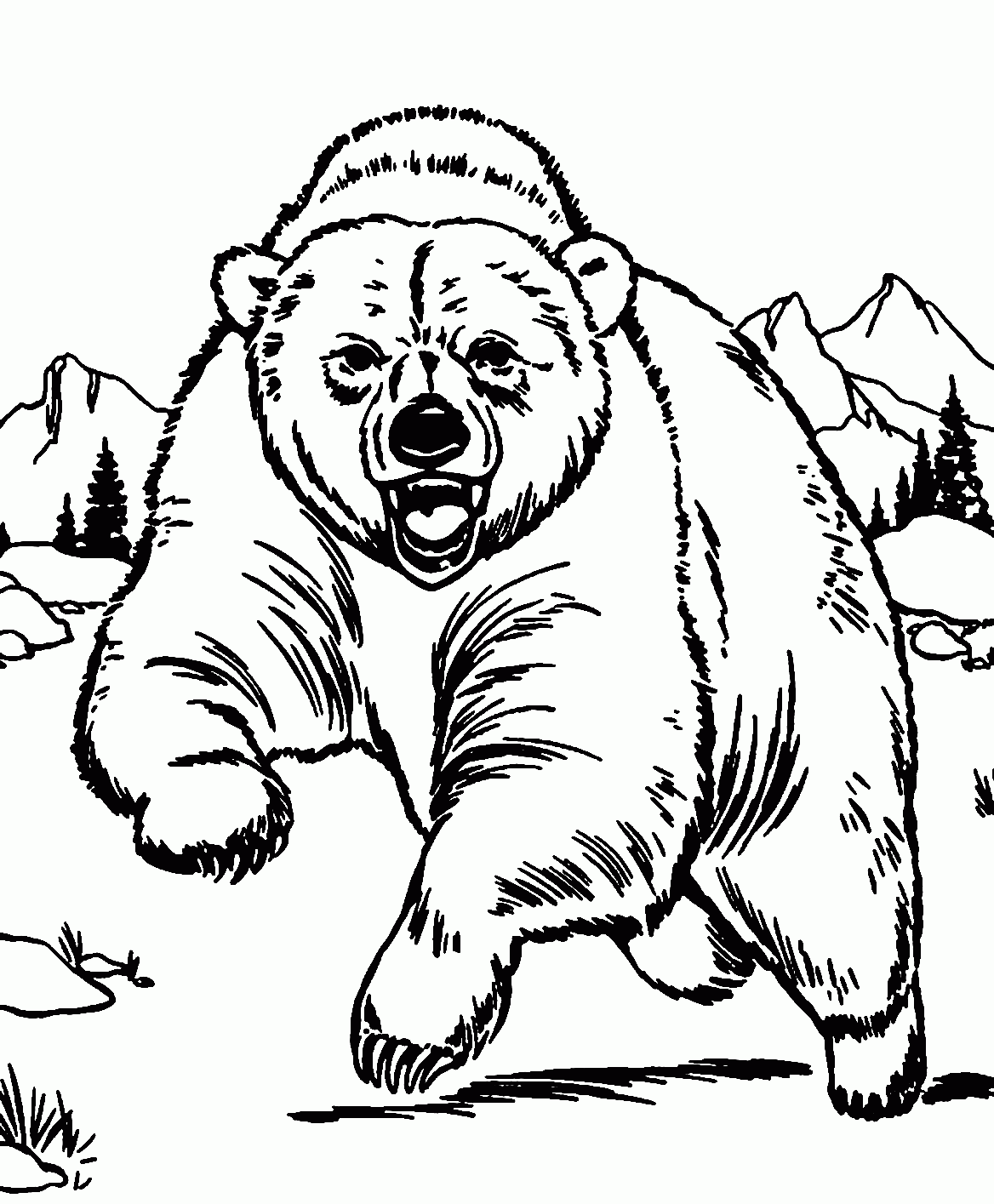 Bear Coloring Page