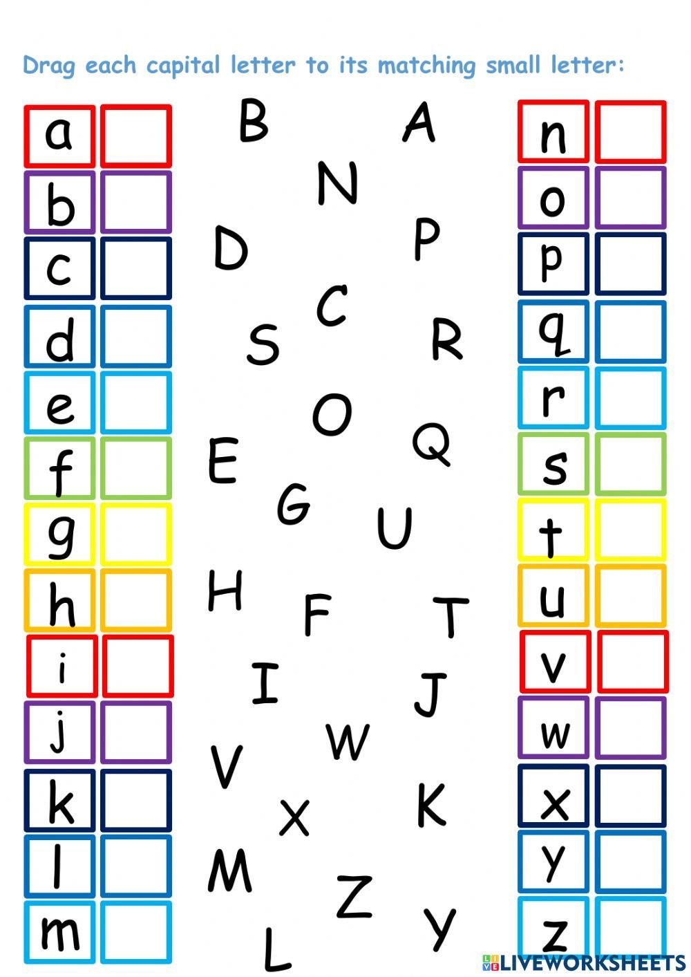 Alphabet Online Exercise For Kindergarten