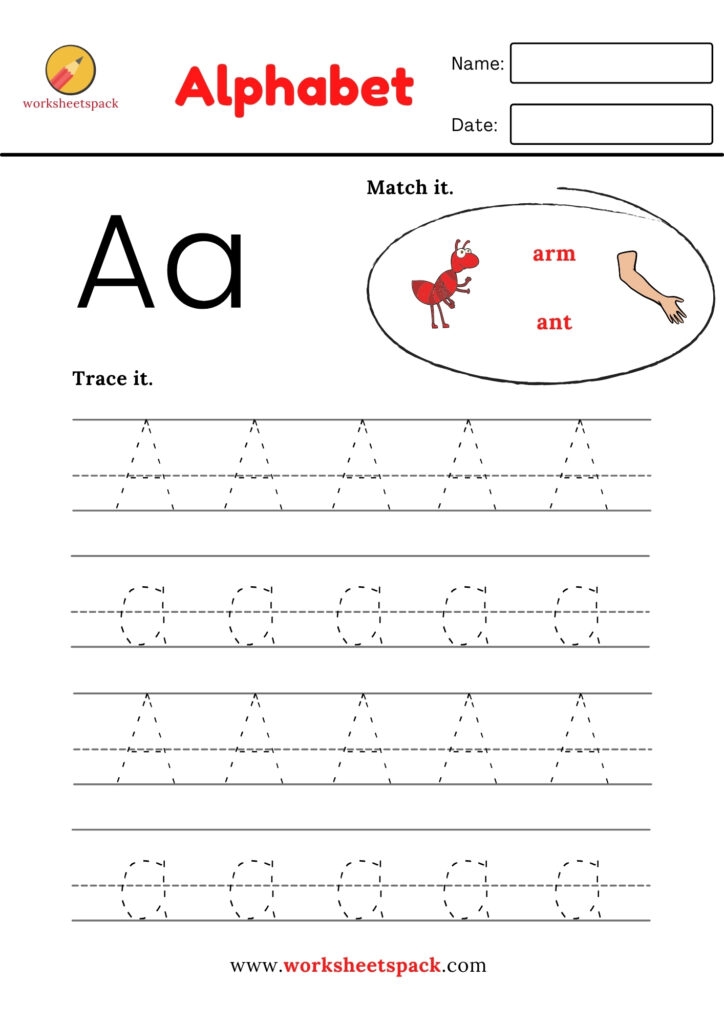 Alphabet Tracing Worksheets Pack Worksheetspack
