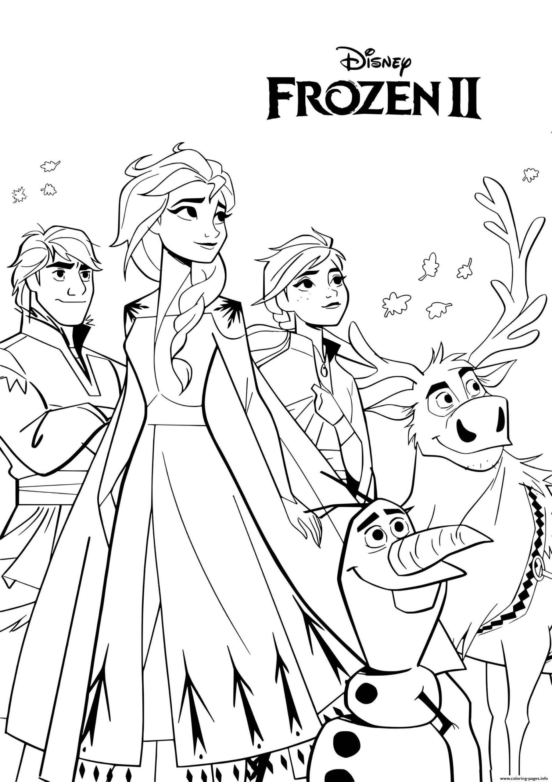 coloring pages free frozen