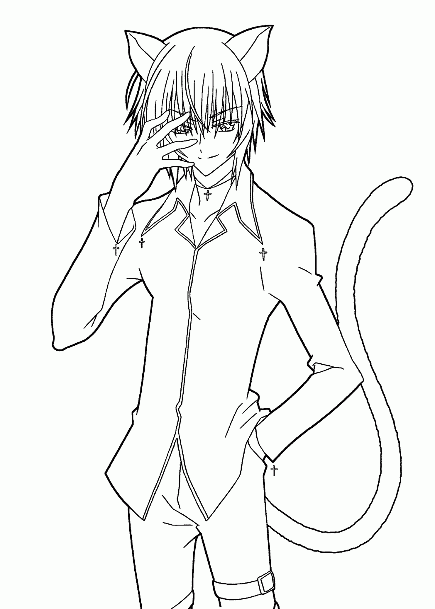 anime coloring pages free