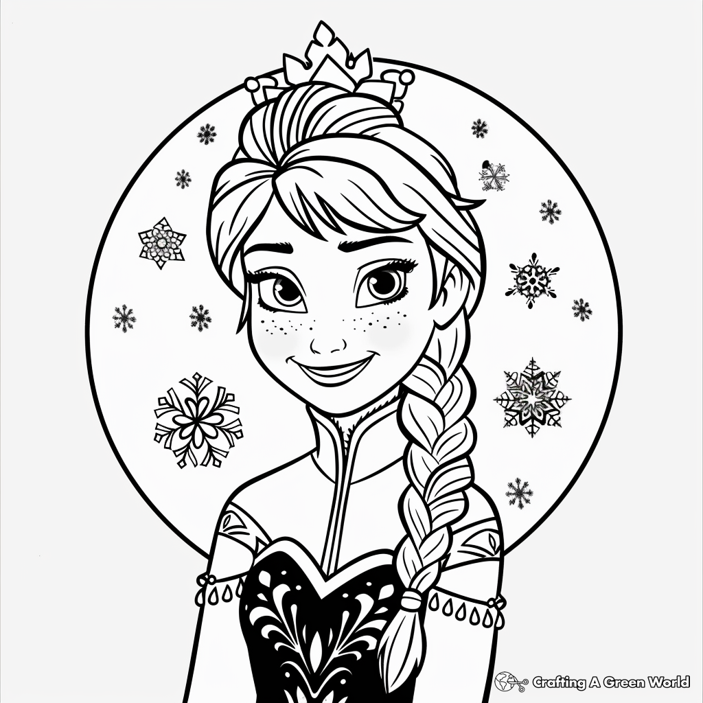 Anna Coloring Pages
