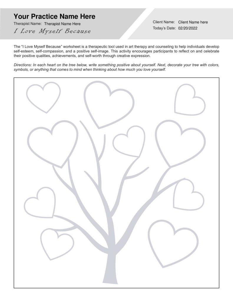 psychotherapy worksheets