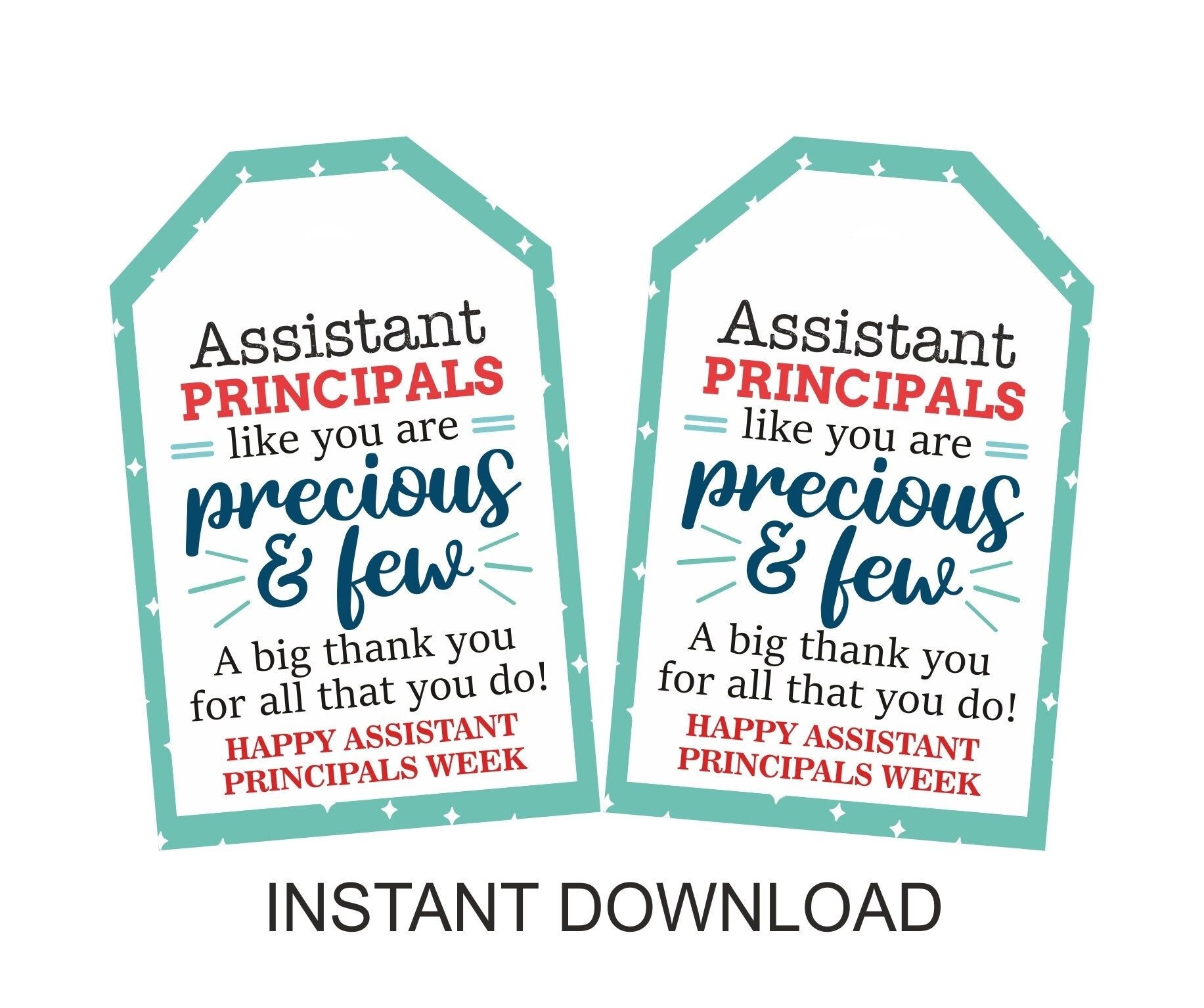 free printable principals day card