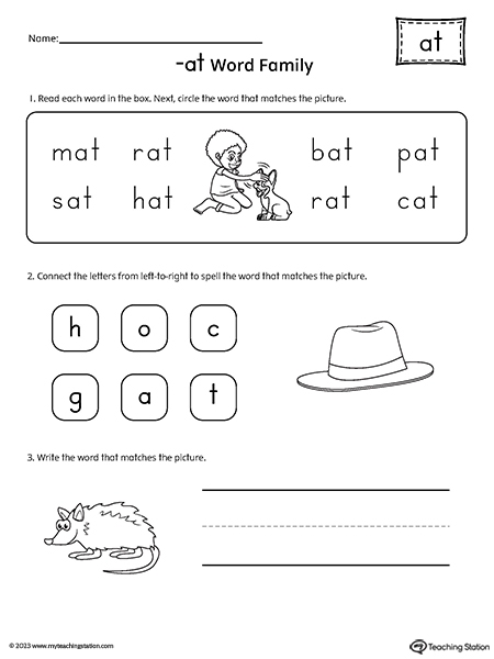cvc word worksheet