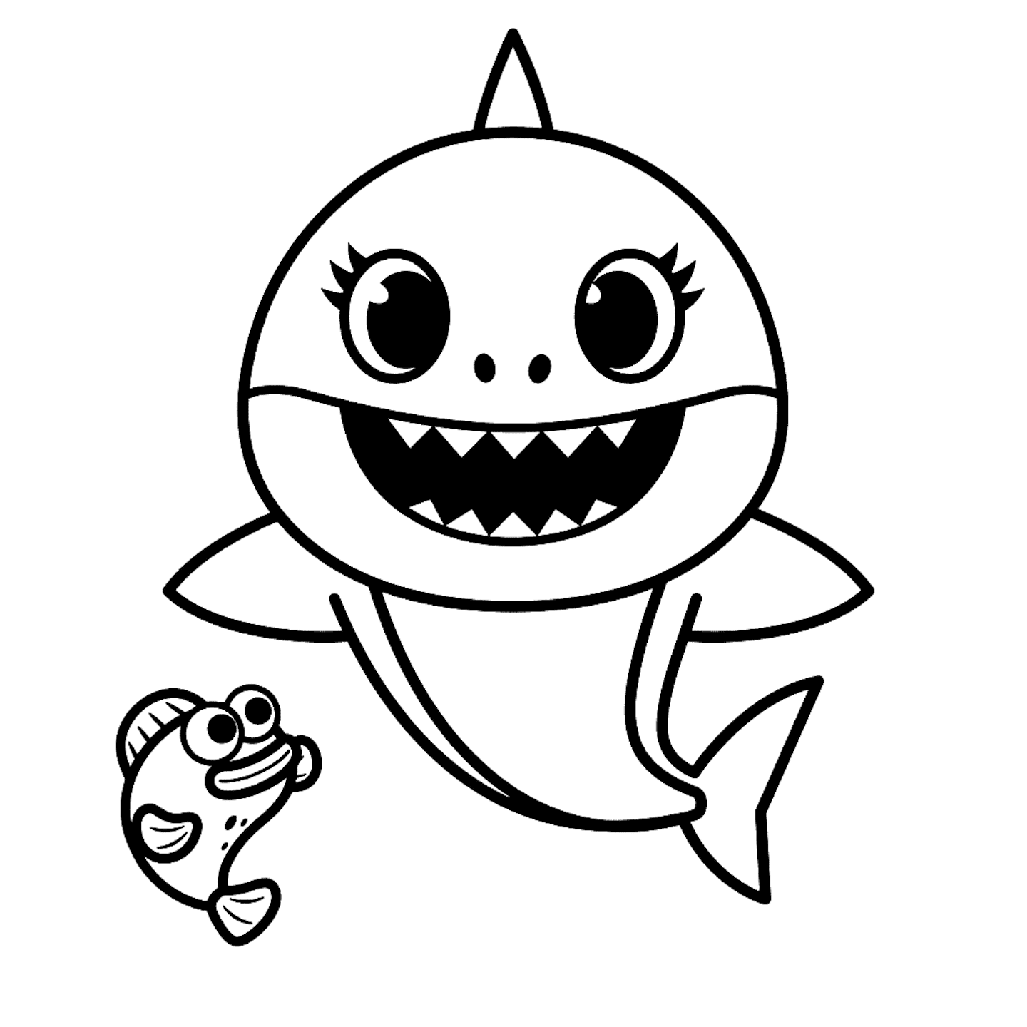 Baby Shark Coloring Pages Coloring Book 6000 Coloring Pages 