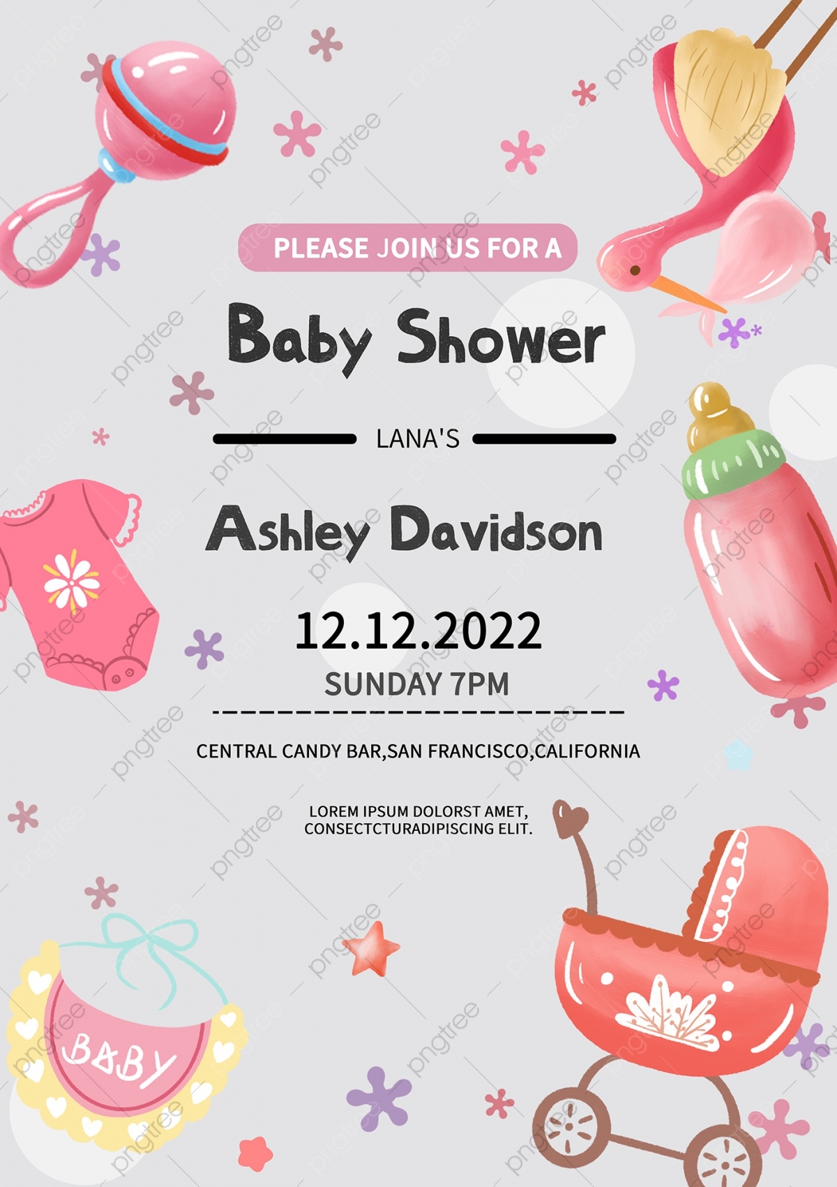 baby shower invitation template