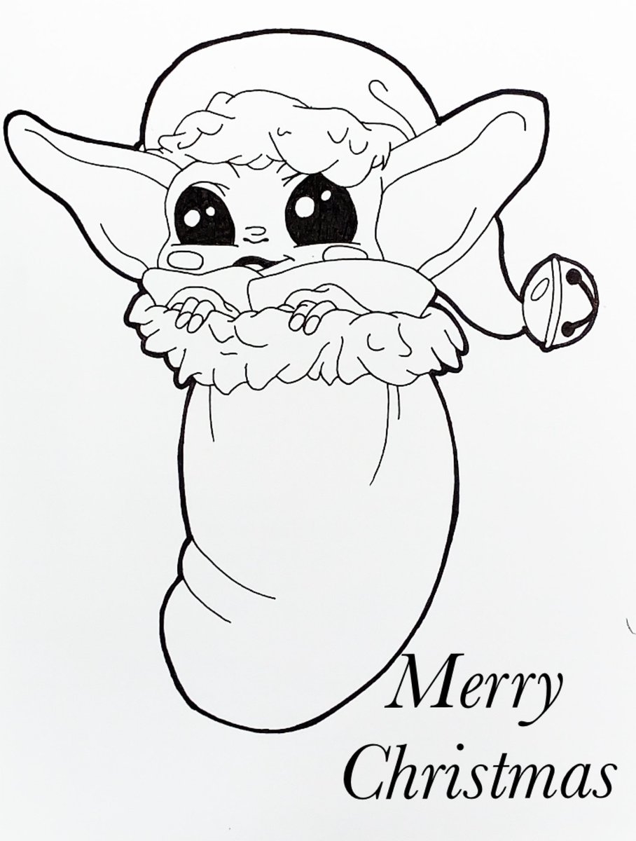 Baby Yoda Coloring Pages ColoringPagesOnly