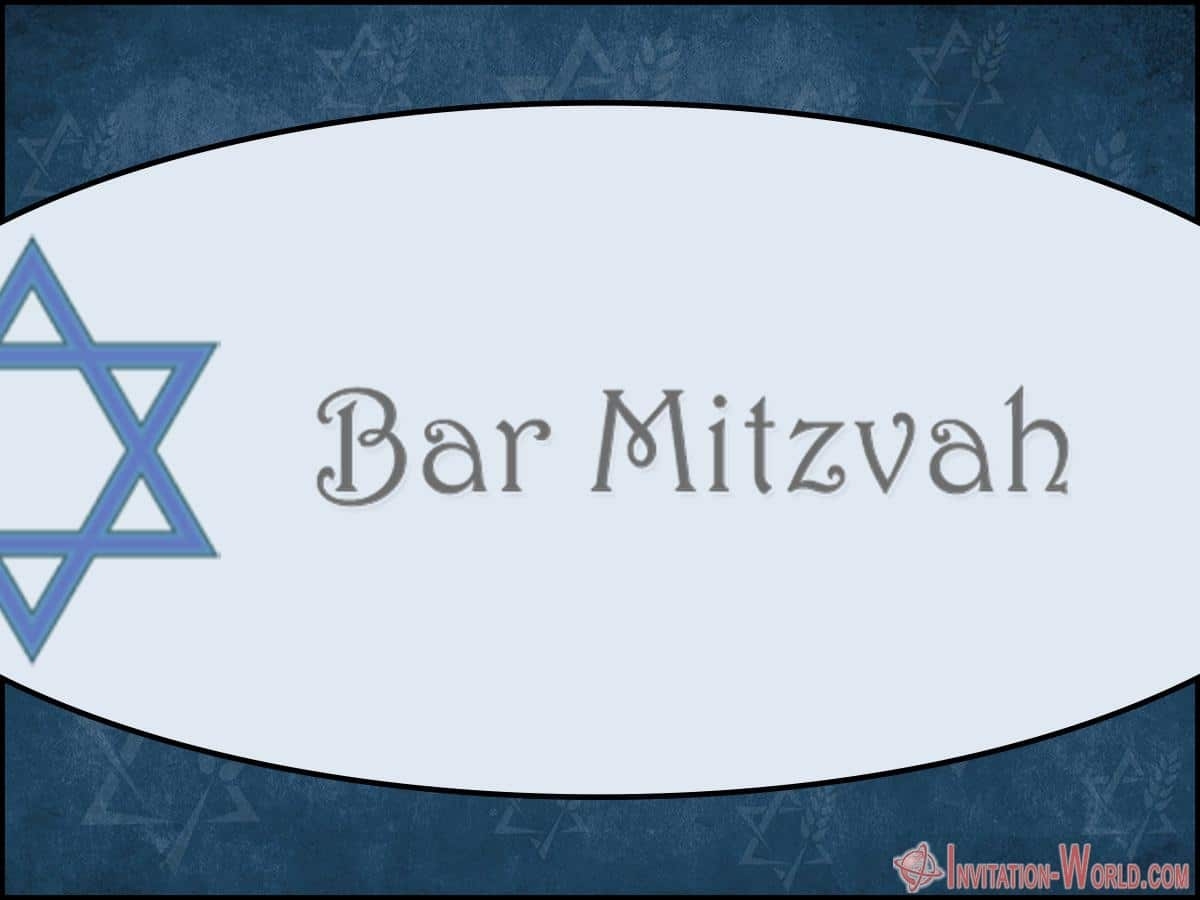 Bar Mitzvah Invitation Templates Easy To Customize Invitation World