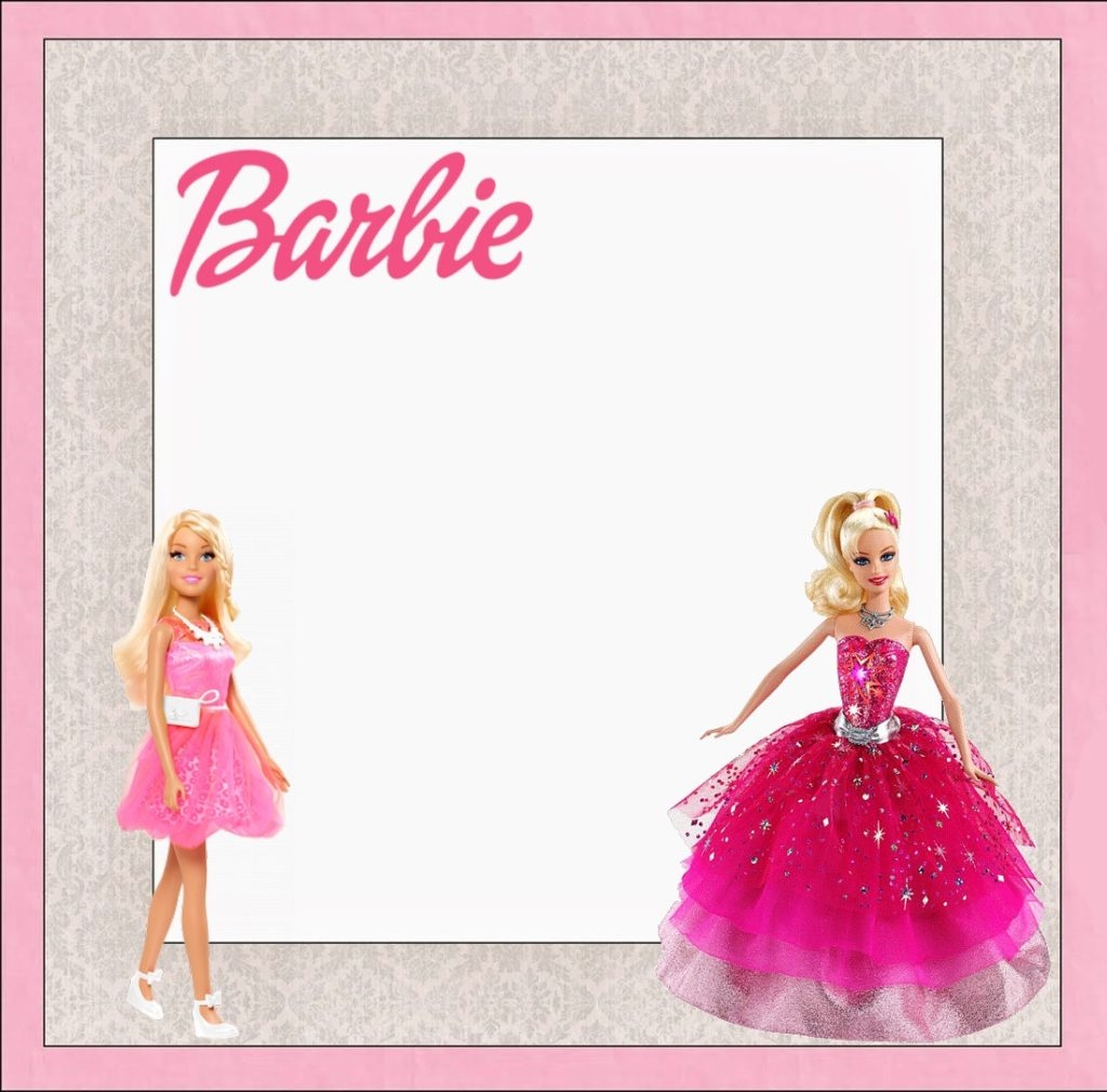 barbie invitations templates free