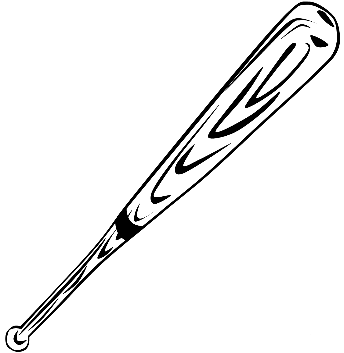 Baseball Bat Coloring Page ColouringPages
